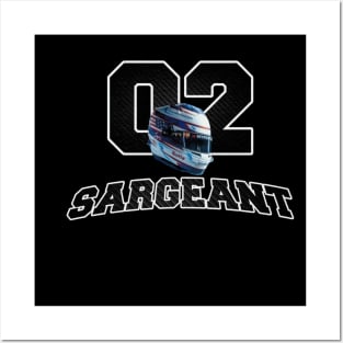 Logan Sargeant 02 Helmet Posters and Art